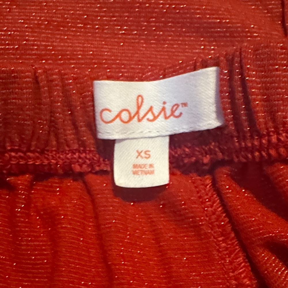 Colsie Red Sparkly Pajama Set - Picture 4 of 4